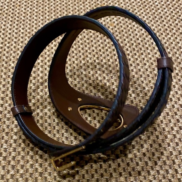 Coldwater Creek brown adjustable bonded belt woman’s 1X/2X - Picture 3 of 17